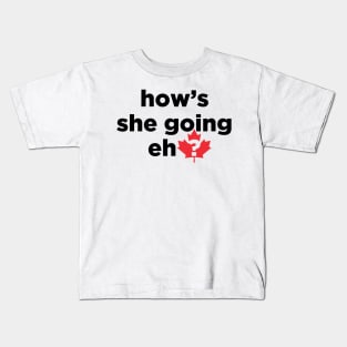 How's she going eh? Kids T-Shirt